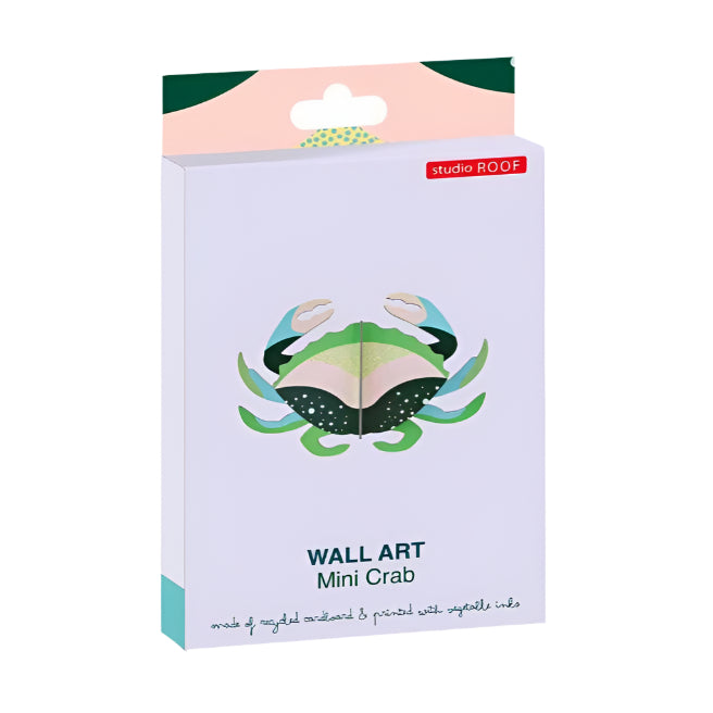 Cardboard Wall Art Small - Mini Crab