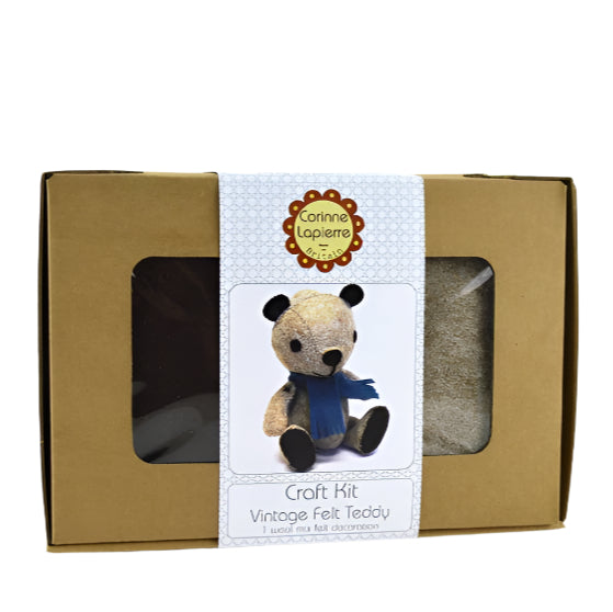 Felt Craft Kit - Vintage Teddy