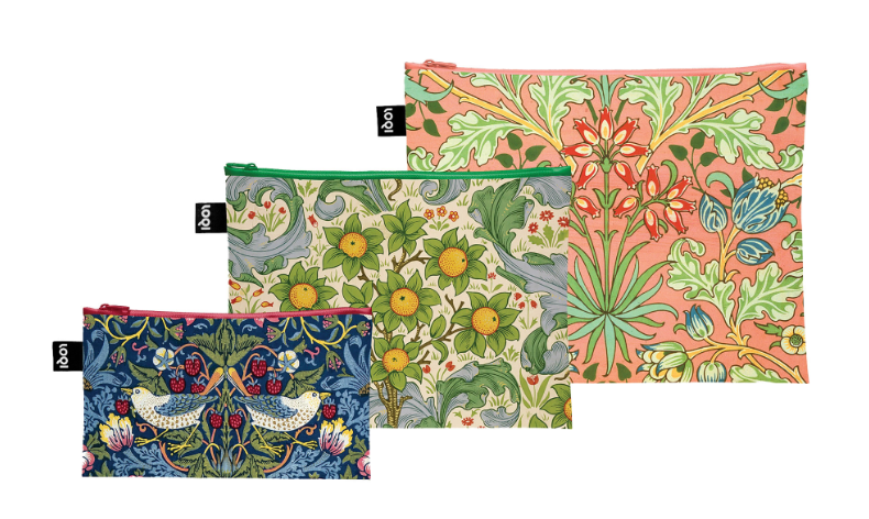 Zip Pockets Set of 3 - William Morris