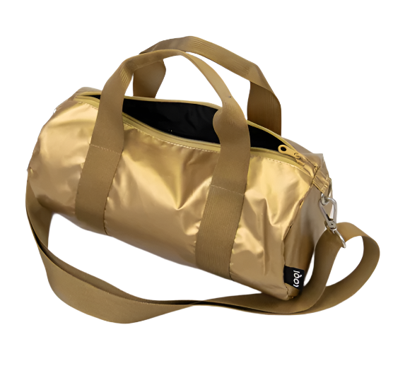 Mini Weekender Bag - Metallic Gold