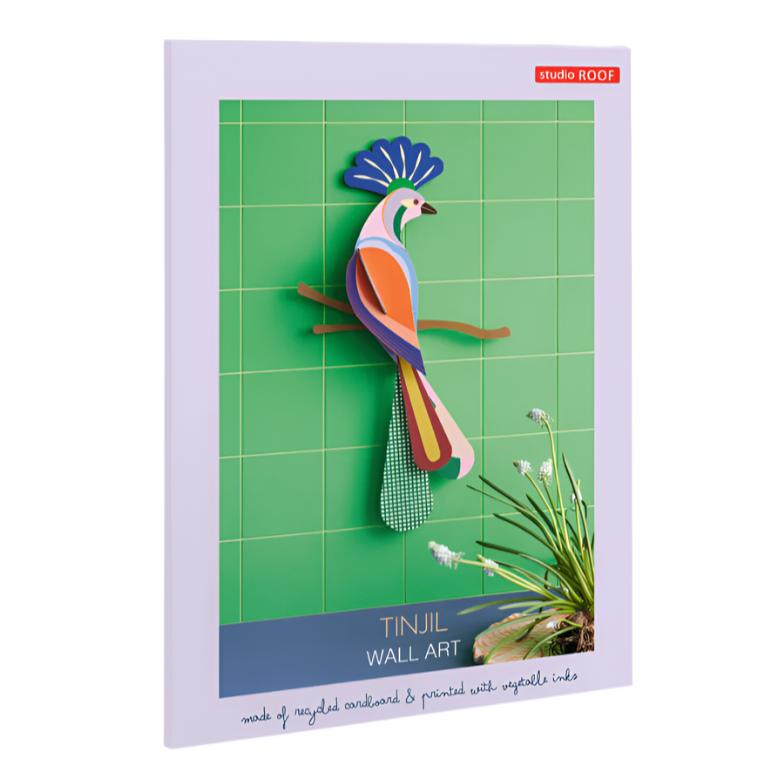 Cardboard Wall Art Large Bird - Tinjil