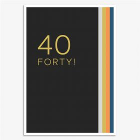 40 Forty! Card