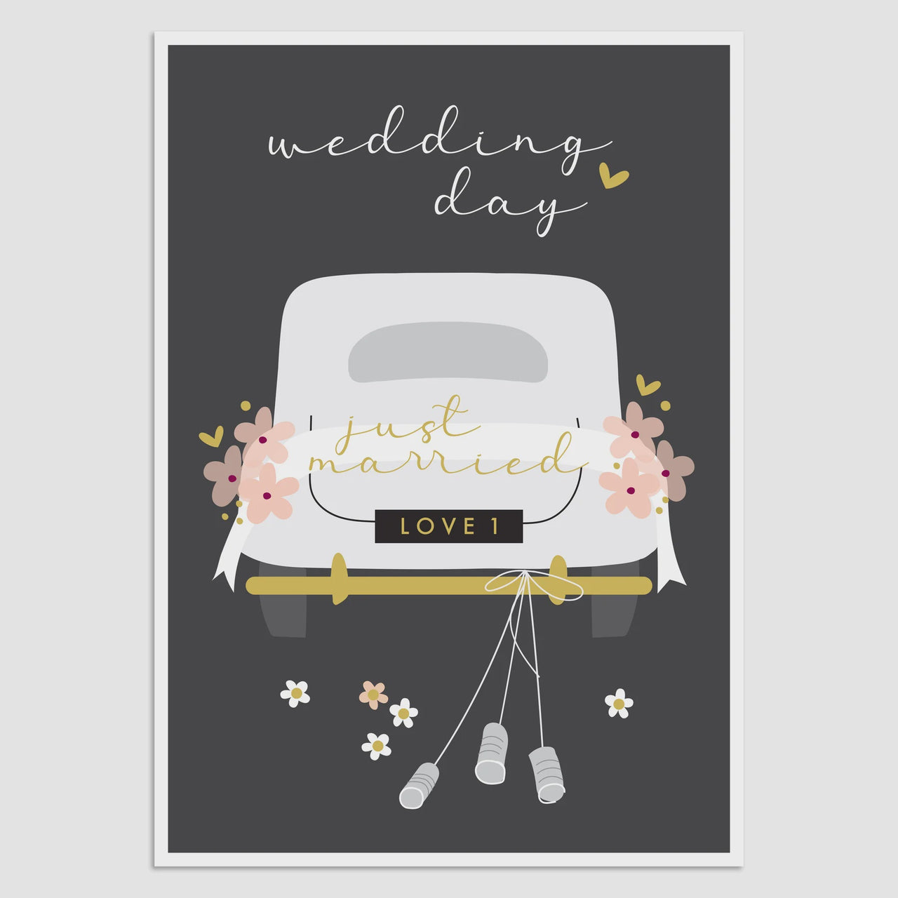 Wedding Day Car Card