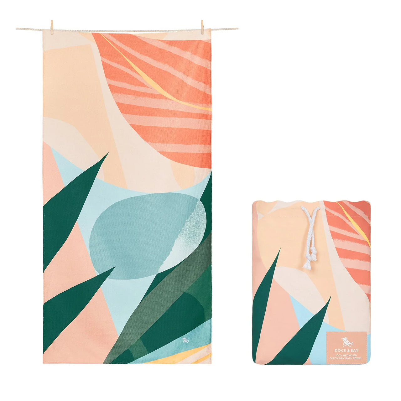 Dock & Bay Bath Towel - Congo Canopy