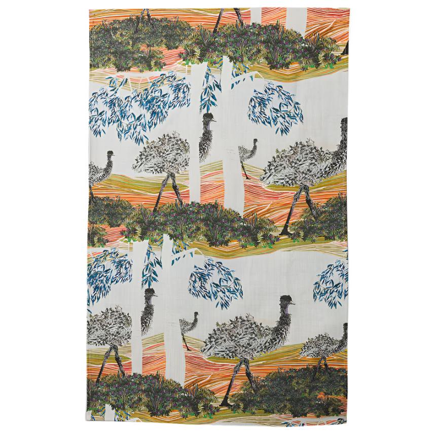 Alperstein Designs Tea Towel - Brigid Emus