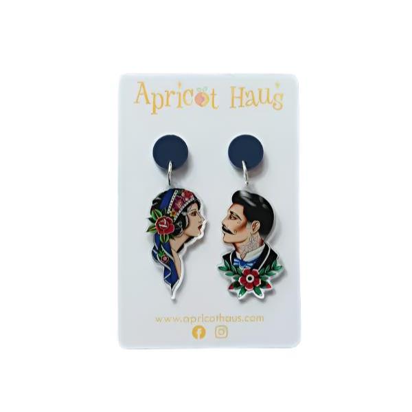 Tattoo Couple Earrings