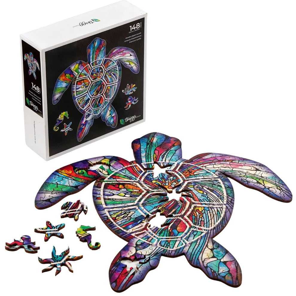 148pc Wooden Puzzle - Mooloolaba Turtle