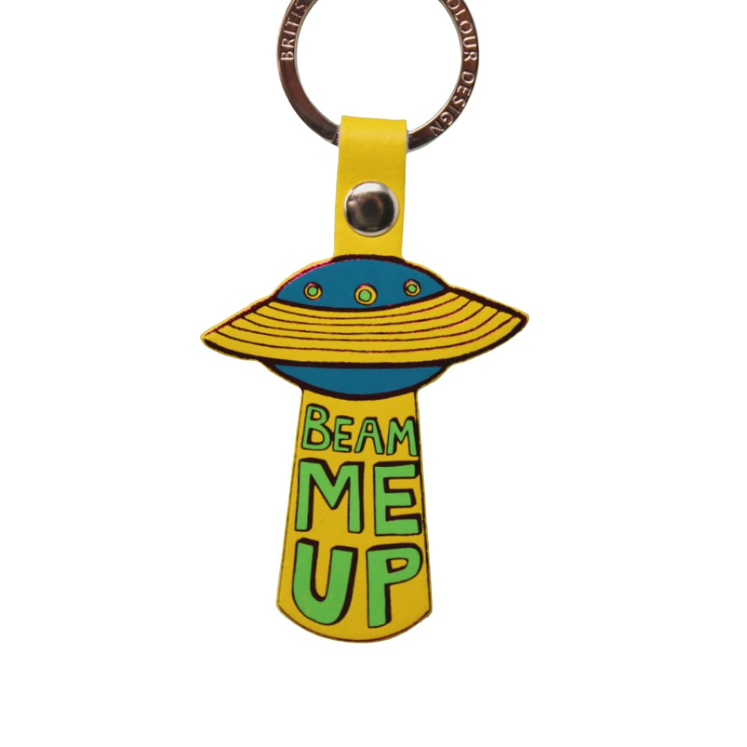 UFO Key Fob - Yellow