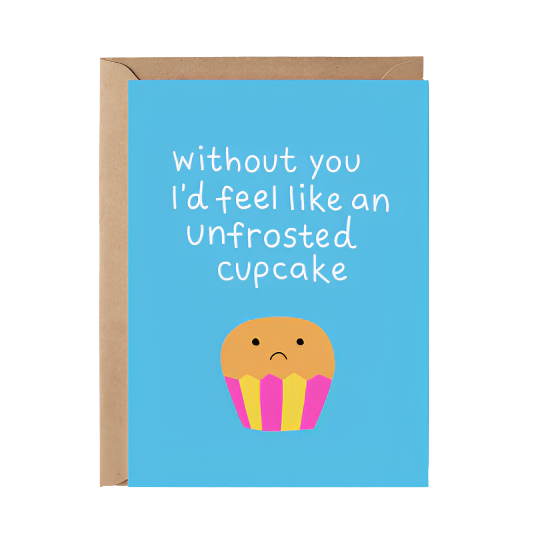 Unfrosted Cupcake Card