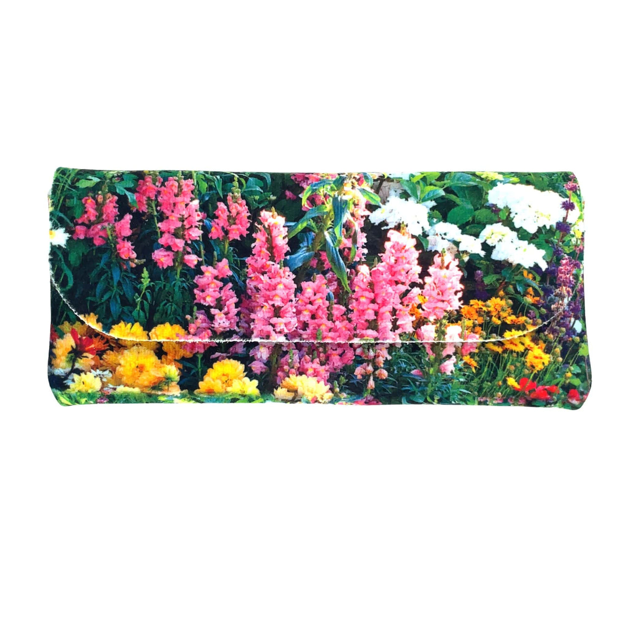 Velour Glasses Case - Flowers