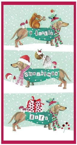 Sausage Dogs Christmas Money Wallet