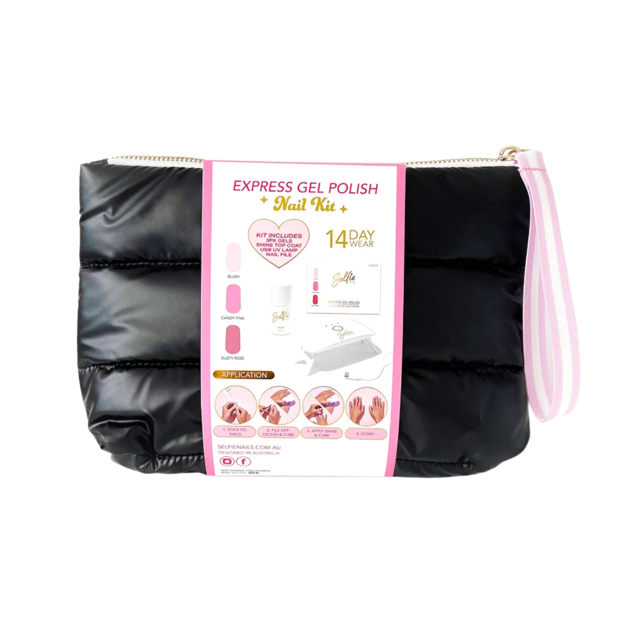 Beauty Bag Nail Kit - Black