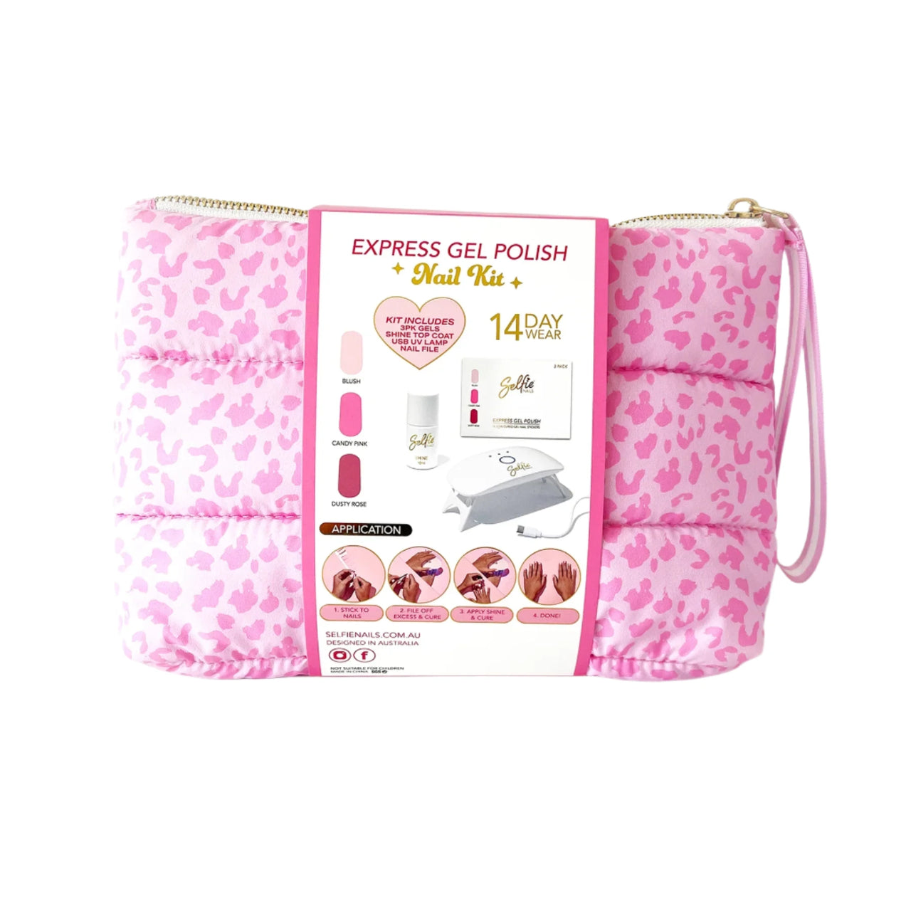 Beauty Bag Nail Kit - Leopard