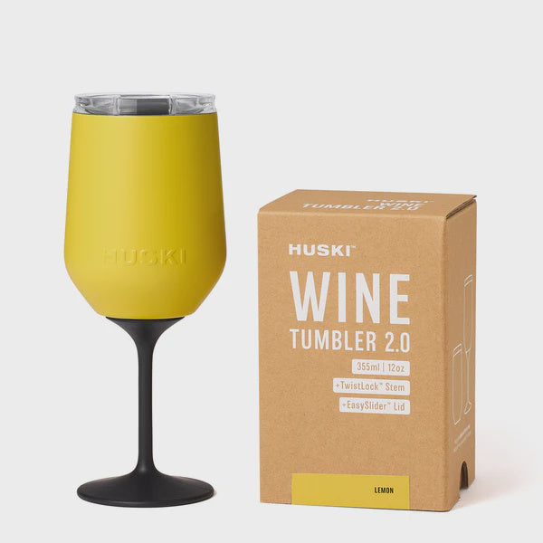 Insulated Wine Tumbler 2.0 - Lemon