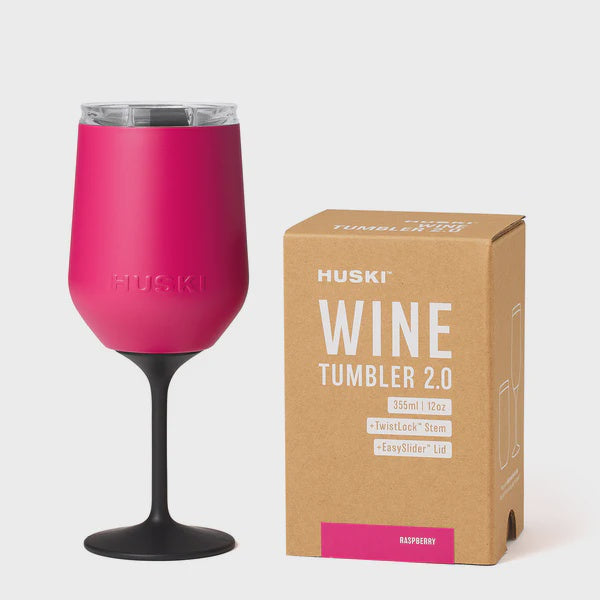 Insulated Wine Tumbler 2.0 - Raspberry