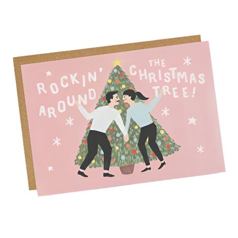 Rockin Around the Christmas Tree Card