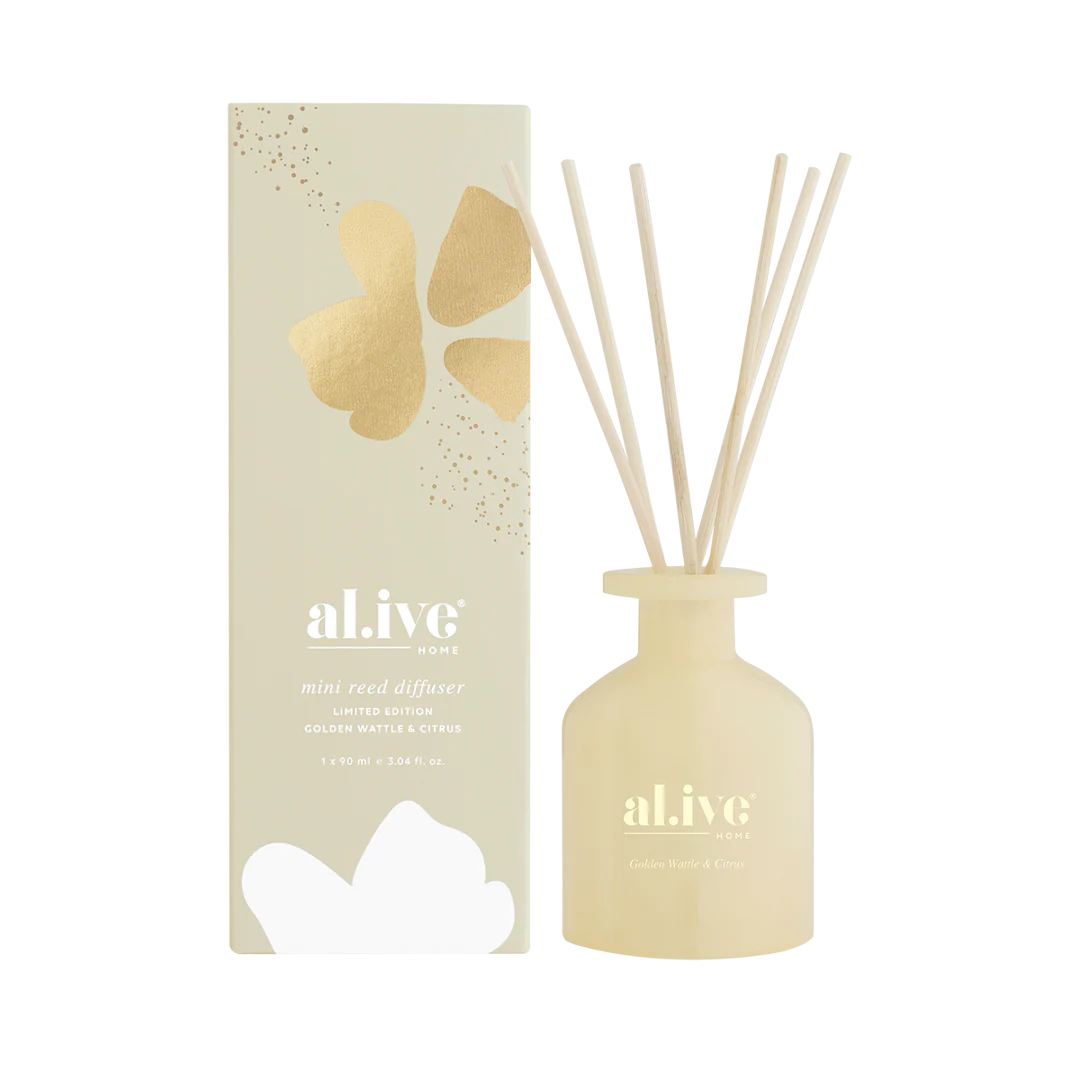 Mini Reed Diffuser - Golden Wattle & Citrus