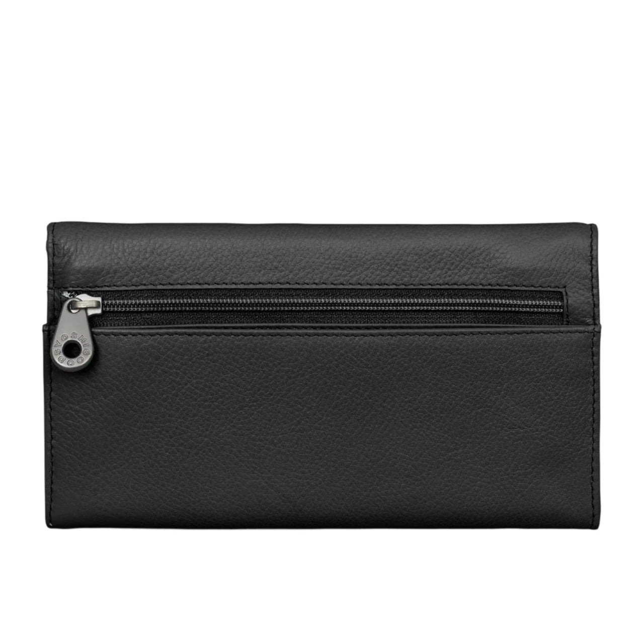 Hudson Leather Purse - Bookworm Black