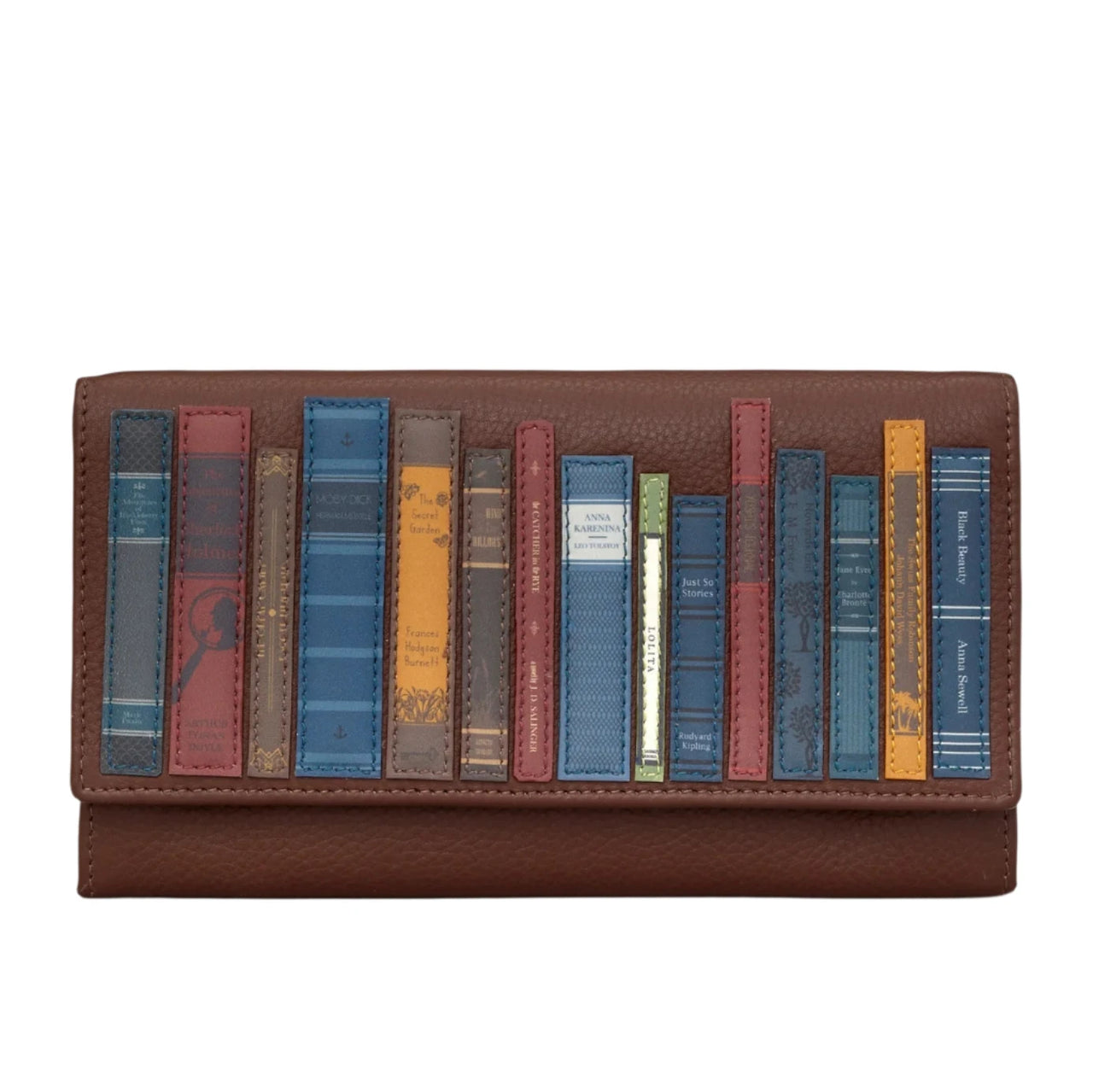 Hudson Leather Purse - Bookworm Brown