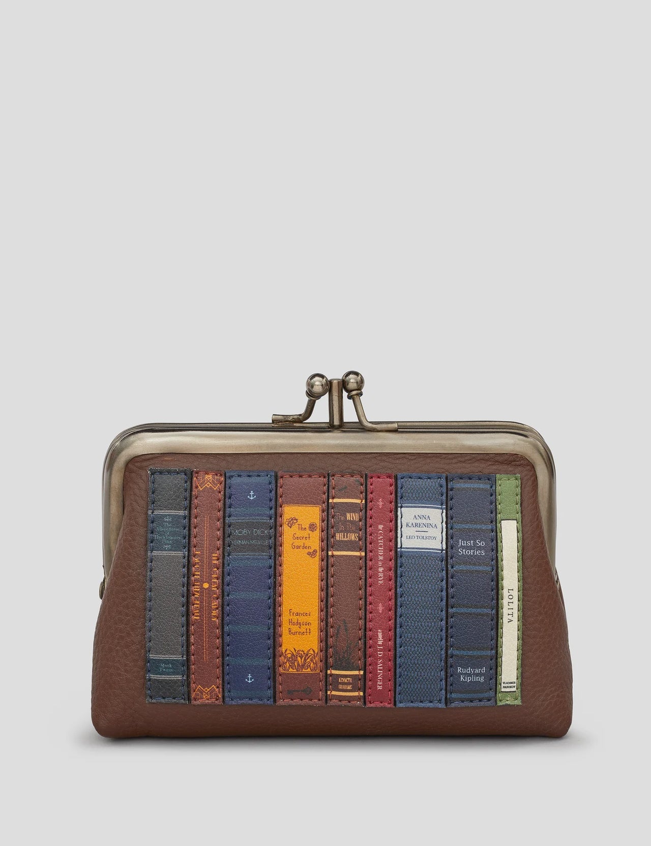 Aubrey Frame Purse - Bookworm Brown