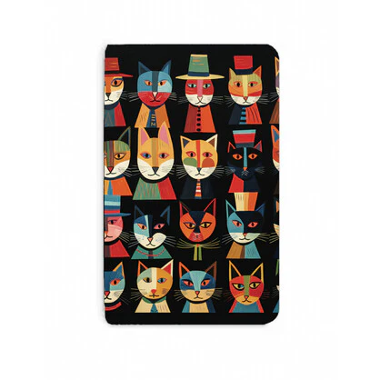 Lots of Cats A6 Lined Notebook