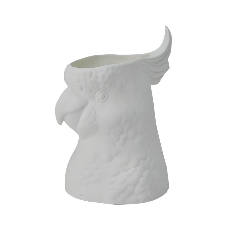 Feather Cockatoo Vase