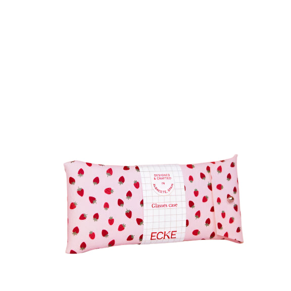 ECKE Glasses Case - Fresas Pink