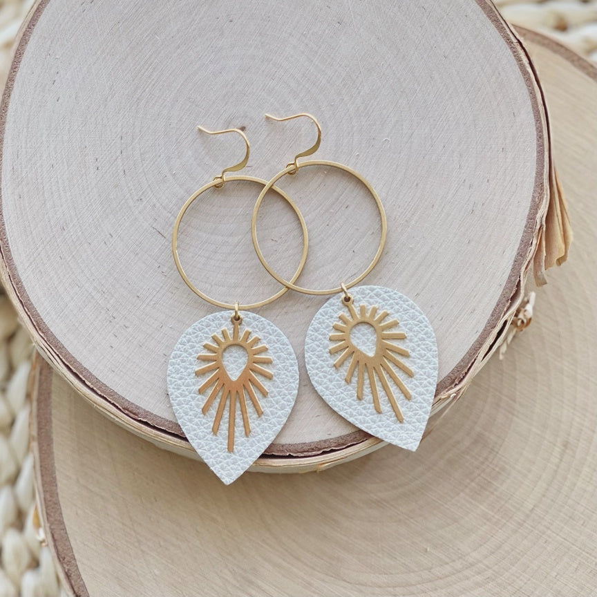 Solis Hoop Earrings - Fossil