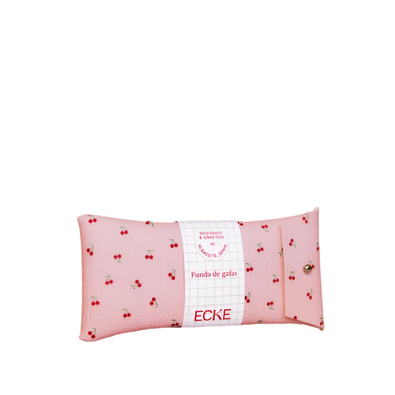 ECKE Glasses Case - Cerezas Pink