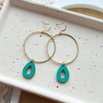 Seattle Drop Earrings - Coastal Waters