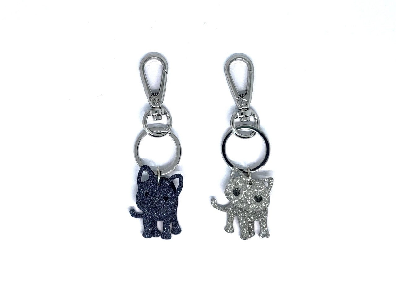 TT Dog and Cat Keyring - Glitter