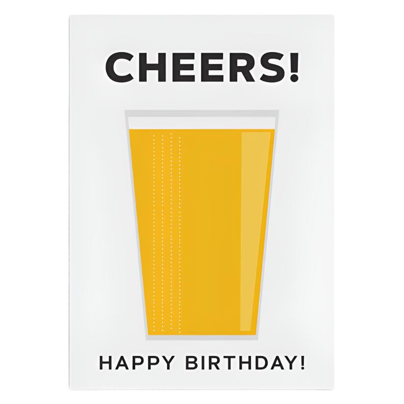 Cheers Happy Birthday Card