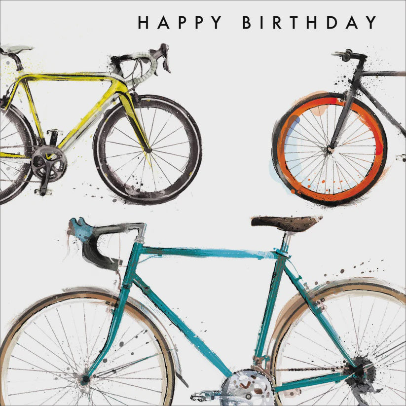 Happy Birthday Bike Card