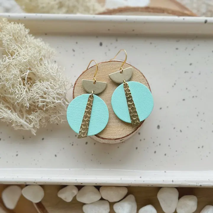 Crest Drop Earrings - Wave