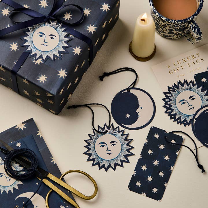 Sun & Moon Gift Tags - Set of 6