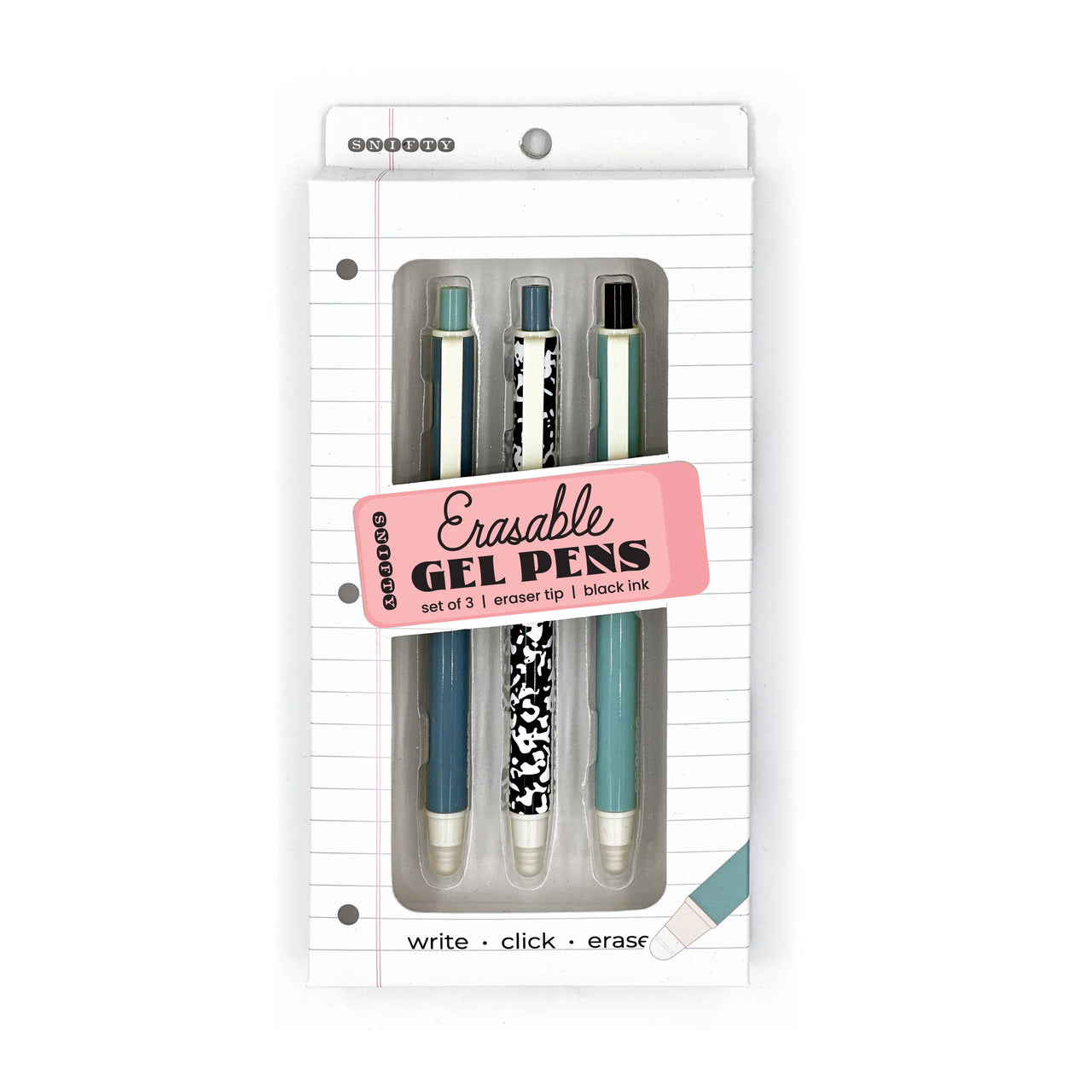 Erasable Gel Pen Set - Retro