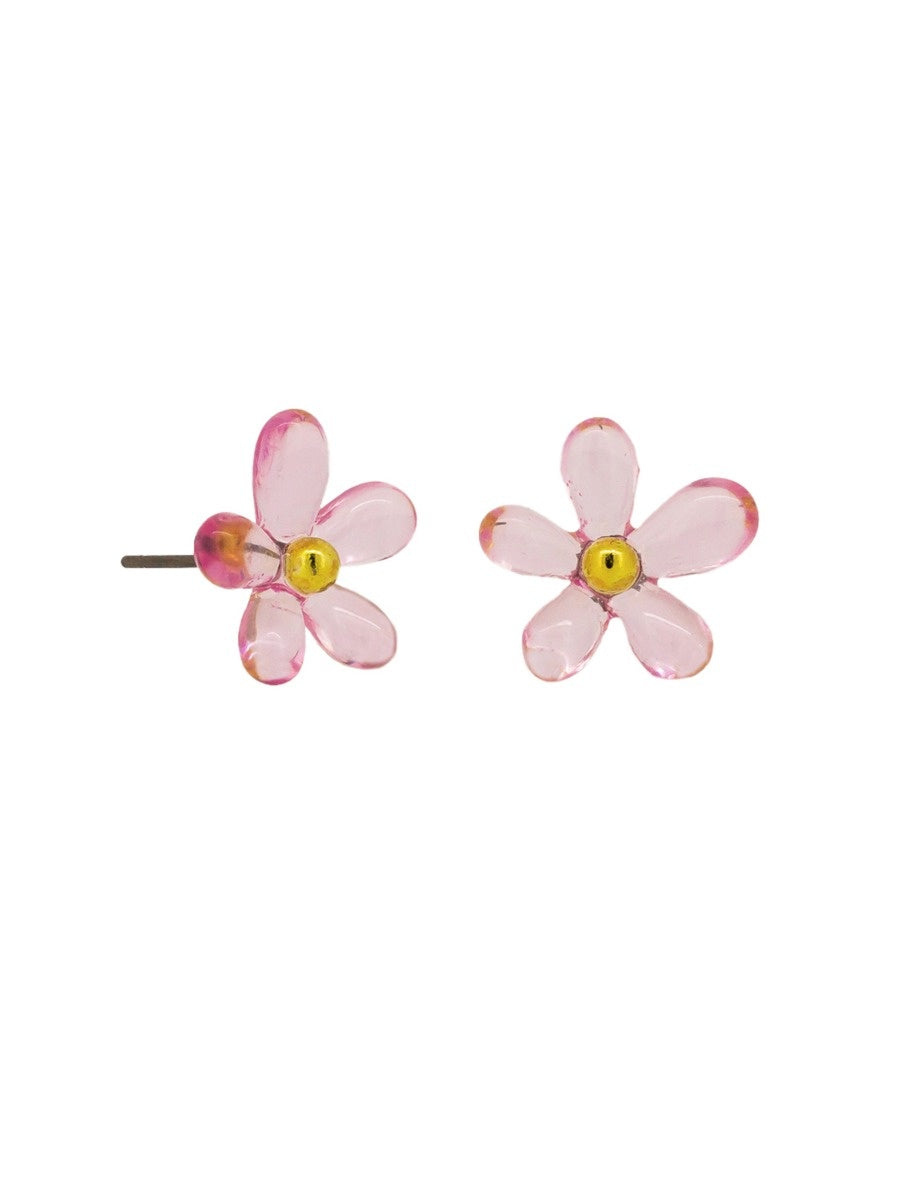 Gail Daisy Earrings - Pink