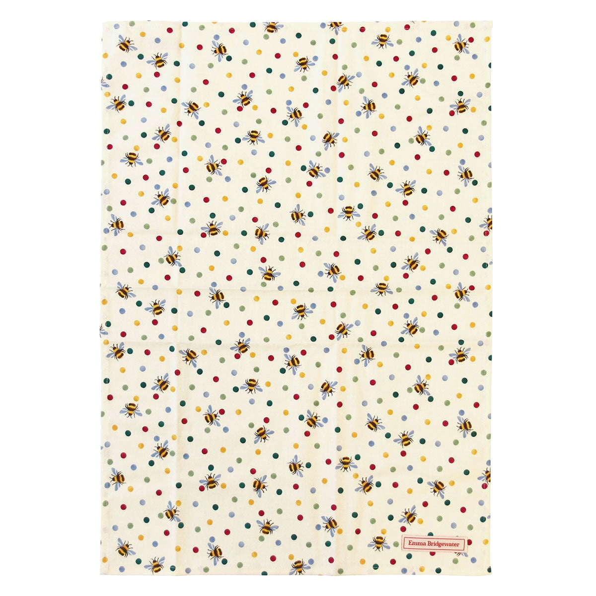 Bumble Bee Polka Dot Tea Towel