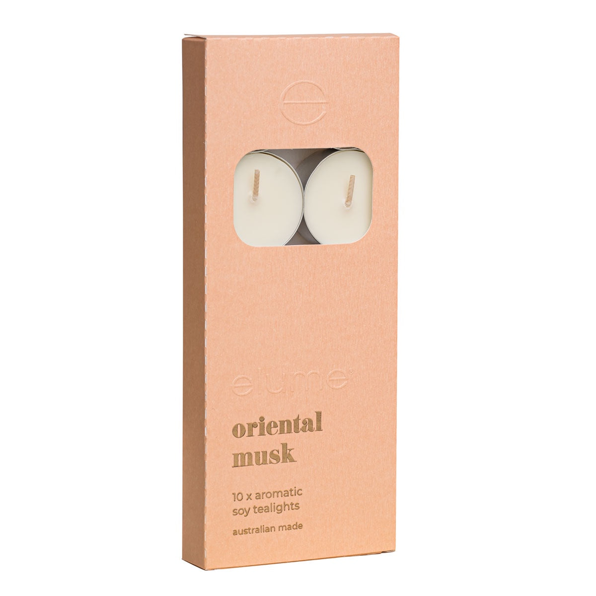 Soy Tealights Set of 10 - Oriental Musk