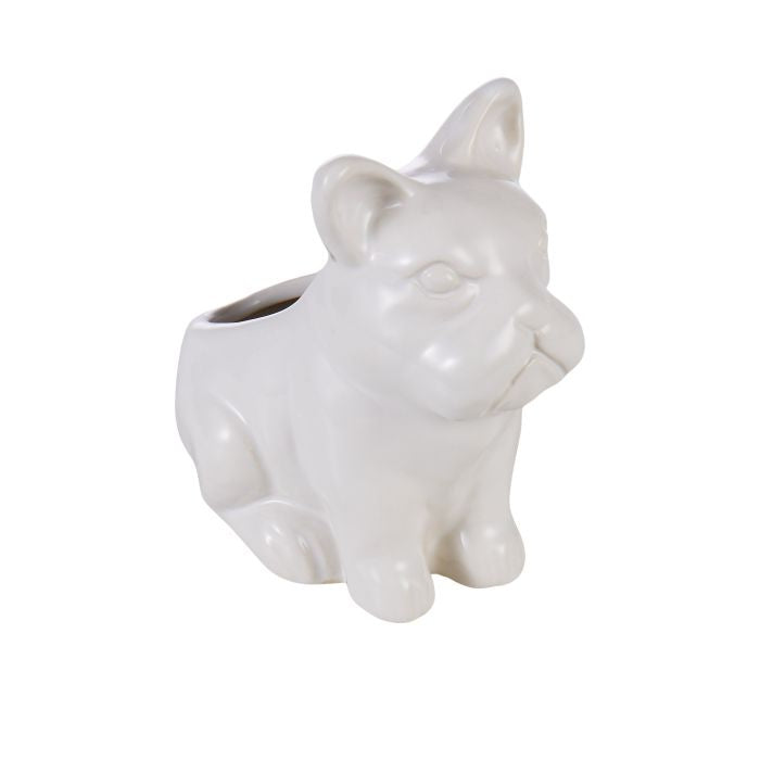 Eddy Ceramic Puppy Planter