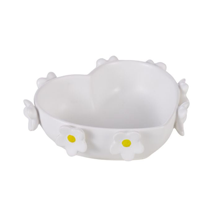 Lily Ceramic Heart and Daisy Dish