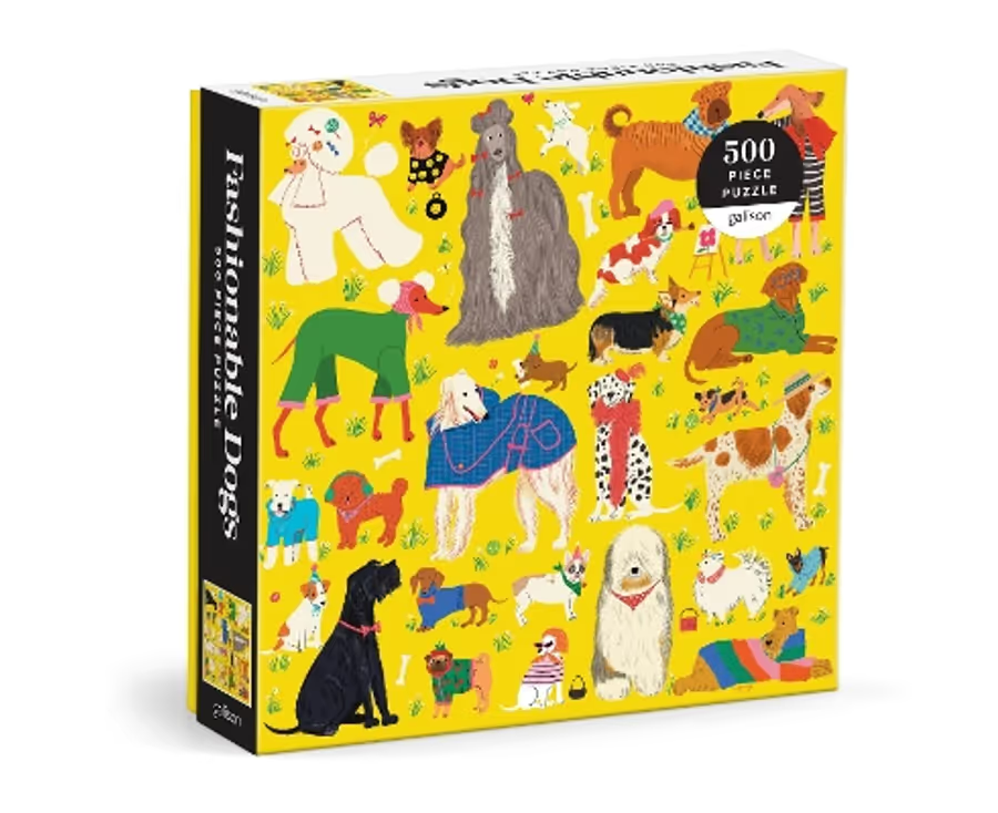 Fashionable Dogs Puzzle-500pc