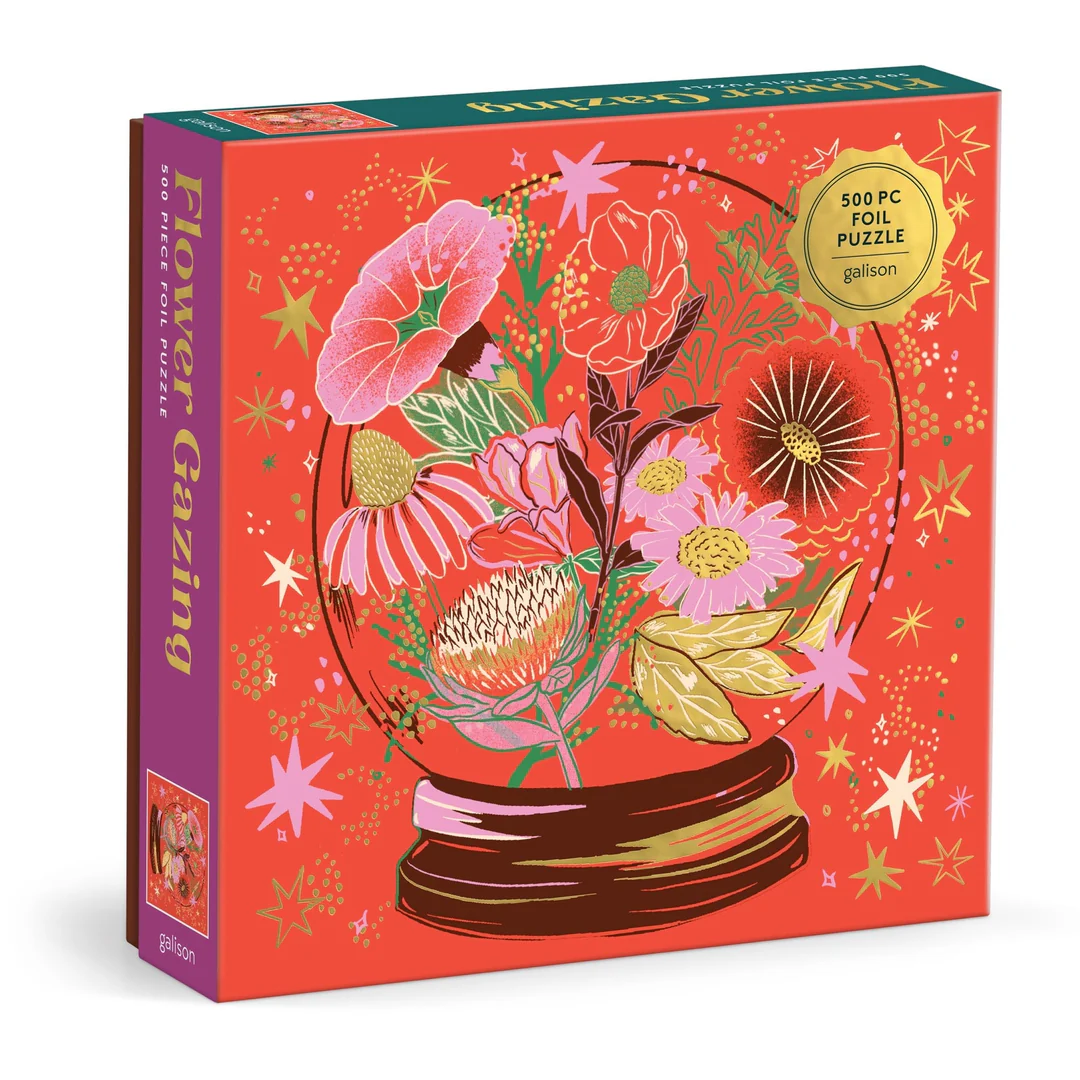 Flower Gazing Foil Puzzle-500pc