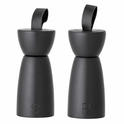 Hanif Salt & Pepper Mill Black Rubberwood