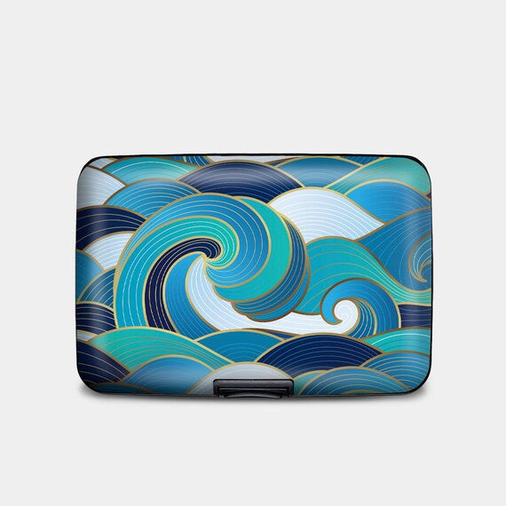 Armoured Wallet - Enamel Wave