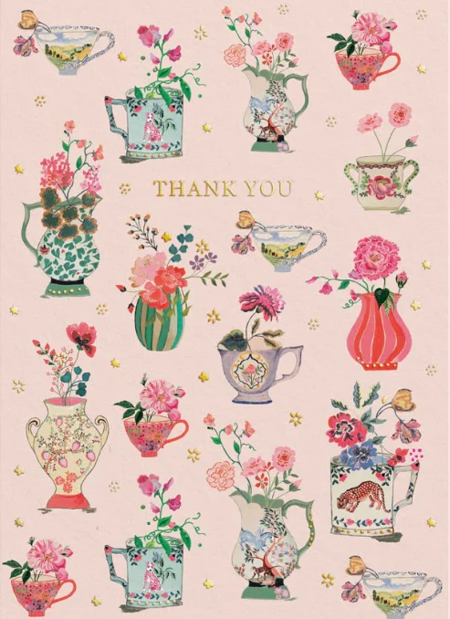 Thank You Vases Card