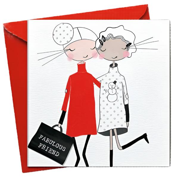 Fabulous Friend Christmas Card