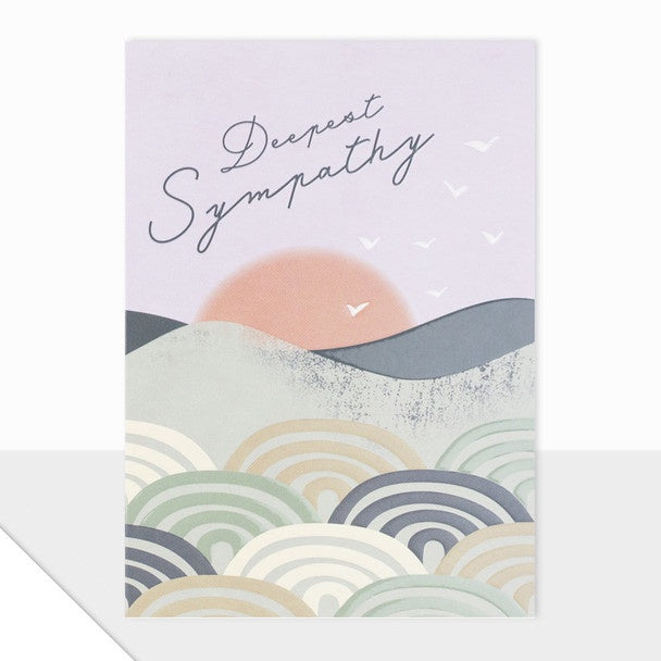 Deepest Sympathy Sunrise Card