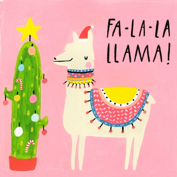 Fa-La_La-Llama Card