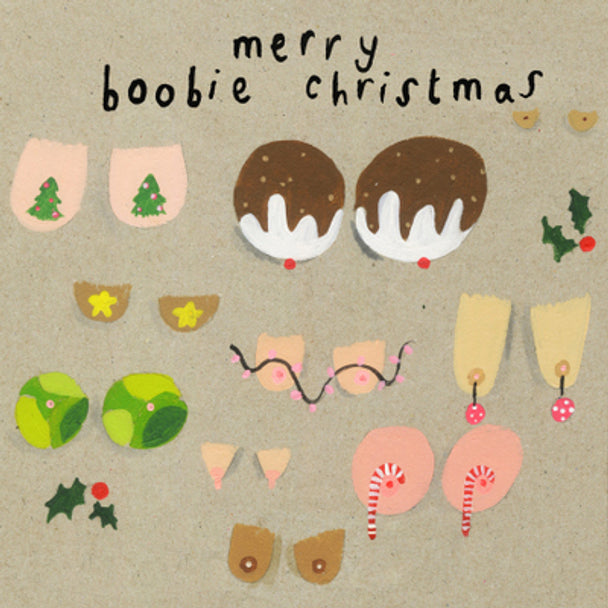 Merry Boobie Christmas Card